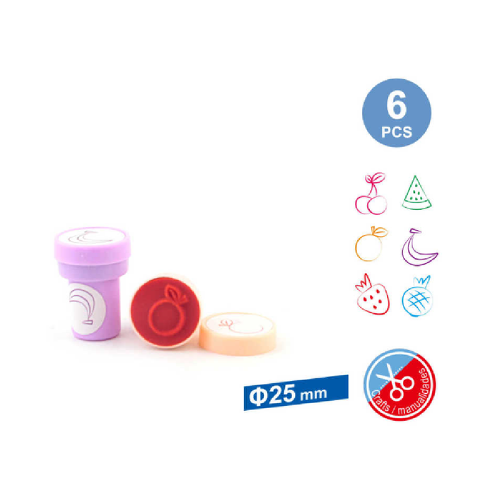 Stamps Fruit 6pcs