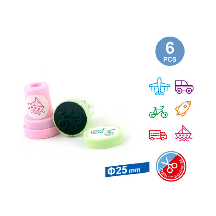 Stamps Transport 6pcs