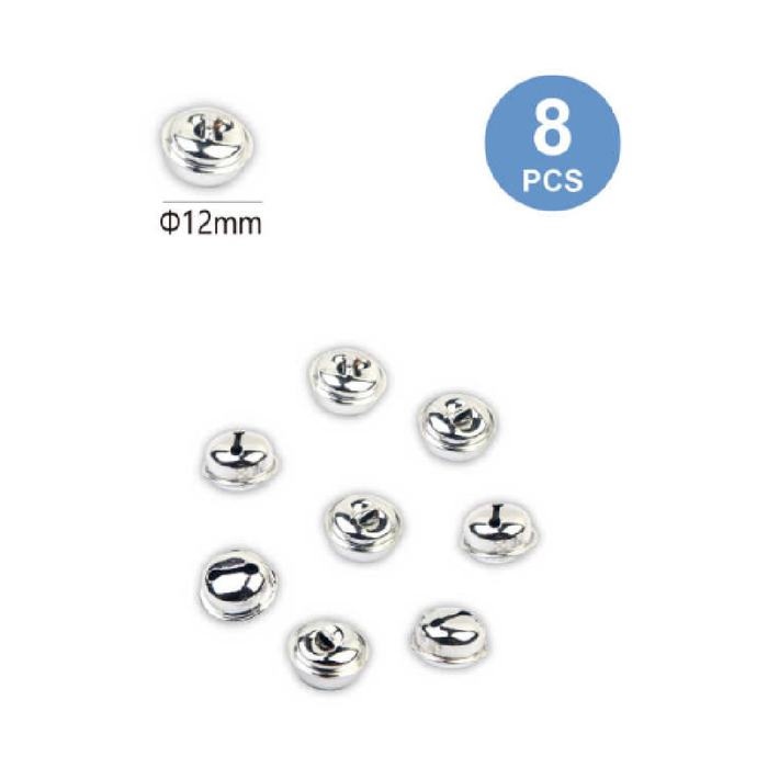 Silver Decorative Bells 128pcs