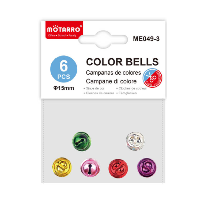 Assorted Colors Decorative Bells 156pcs