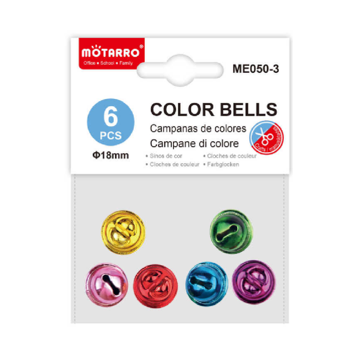 Assorted Colors Decorative Bells 186pcs