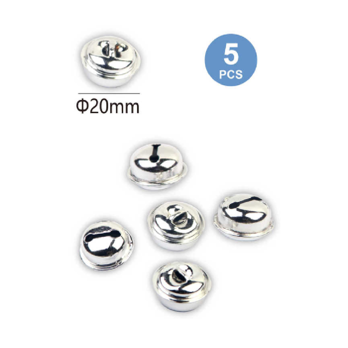 Silver Decorative Bells 205pcs