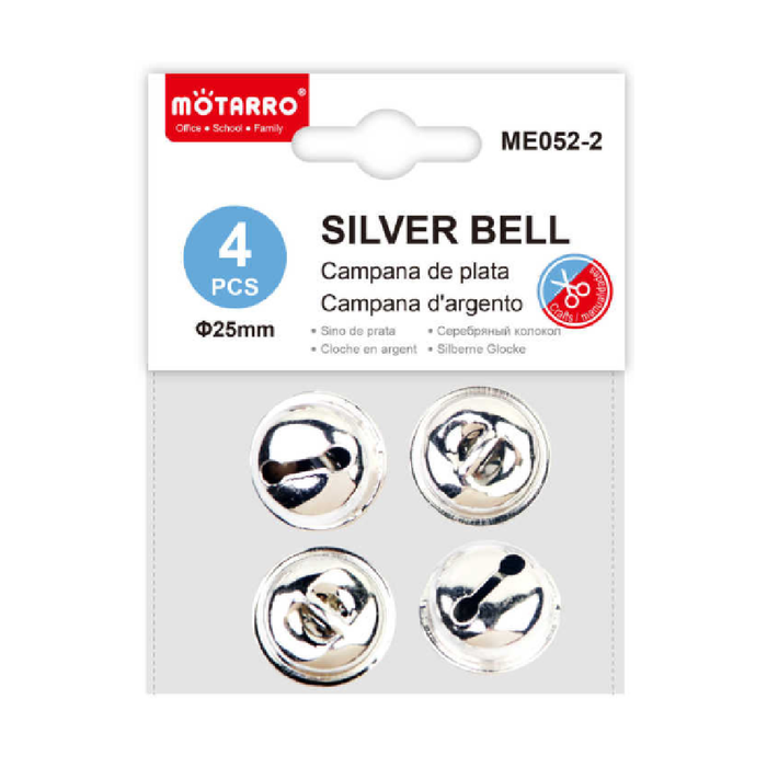 Silver Decorative Bells 254pcs