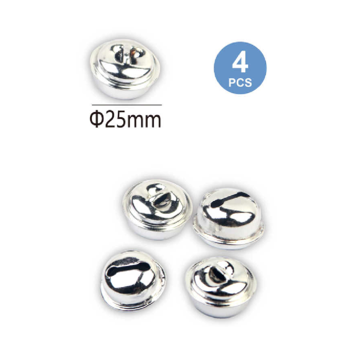 Silver Decorative Bells 254pcs