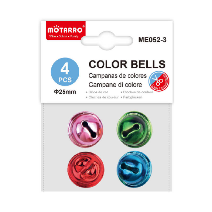 Assorted Colors Decorative Bells 254pcs