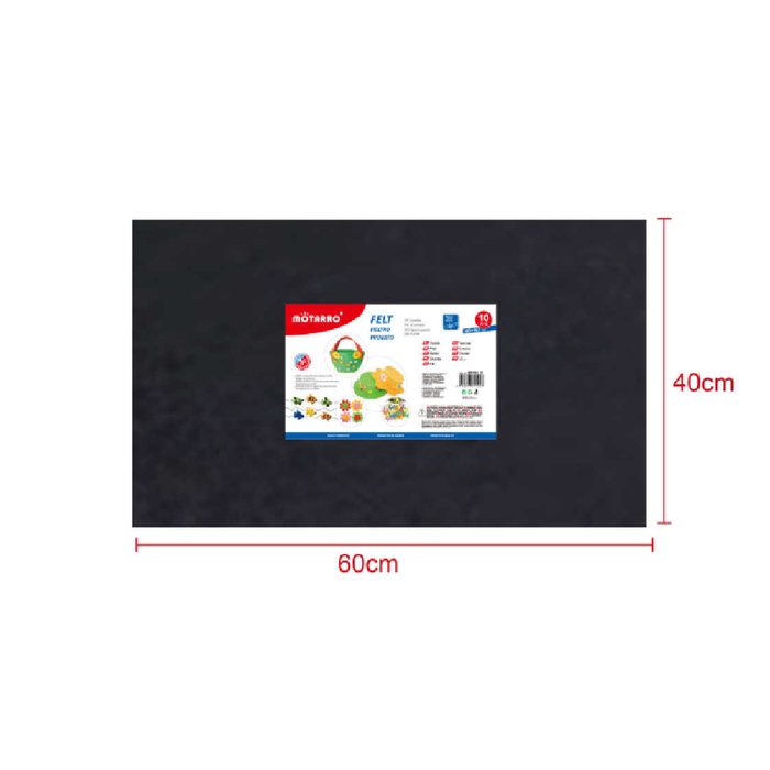 FeltBoard 40 × 60cm × 2 Black