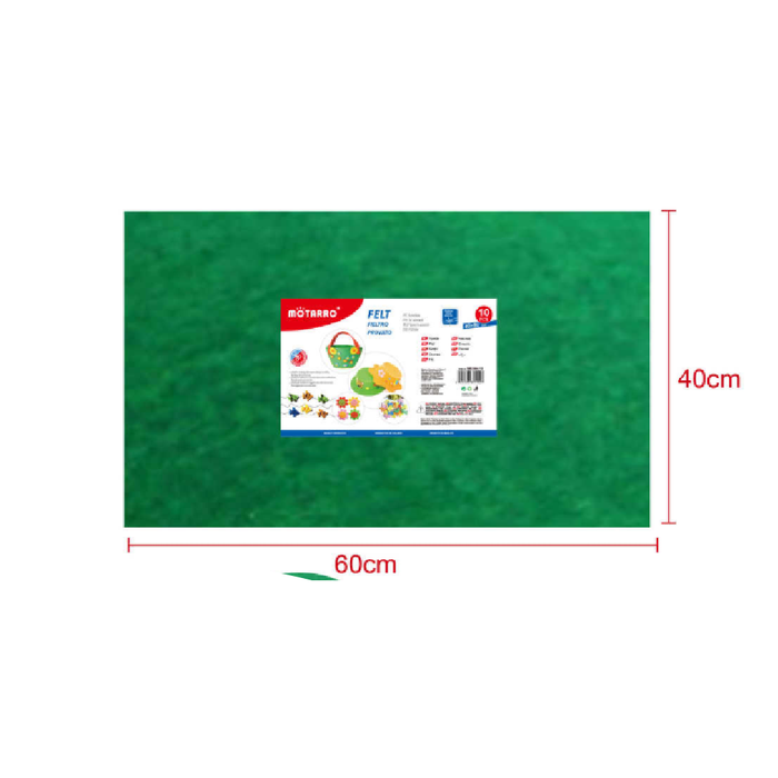 FeltBoard 40 × 60cm × 2 Dark Green