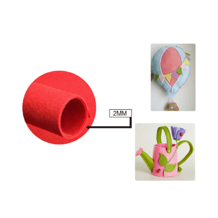 FeltBoard 40 × 60cm × 2 Red