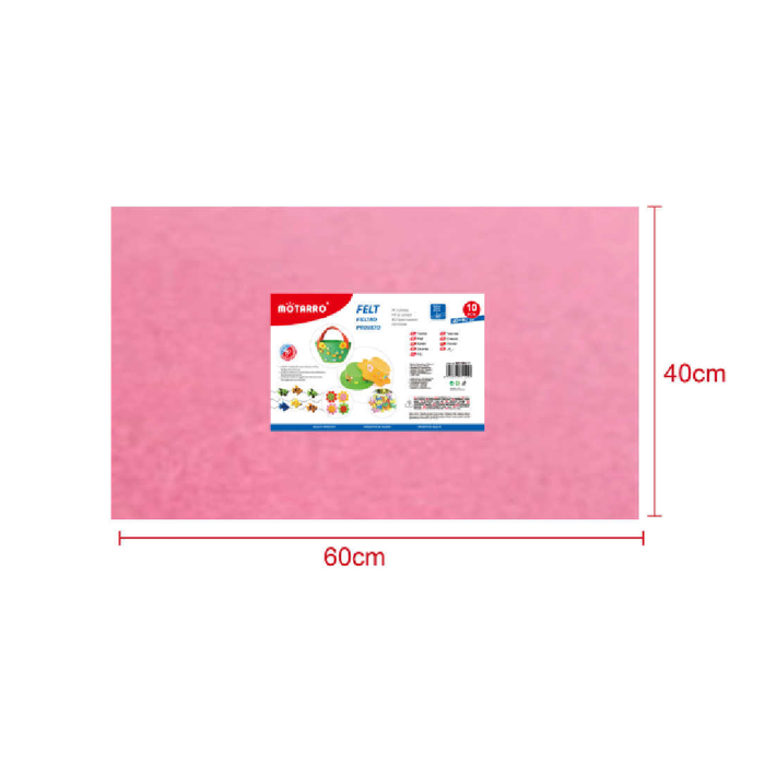 FeltBoard 40 × 60cm × 2 Pink