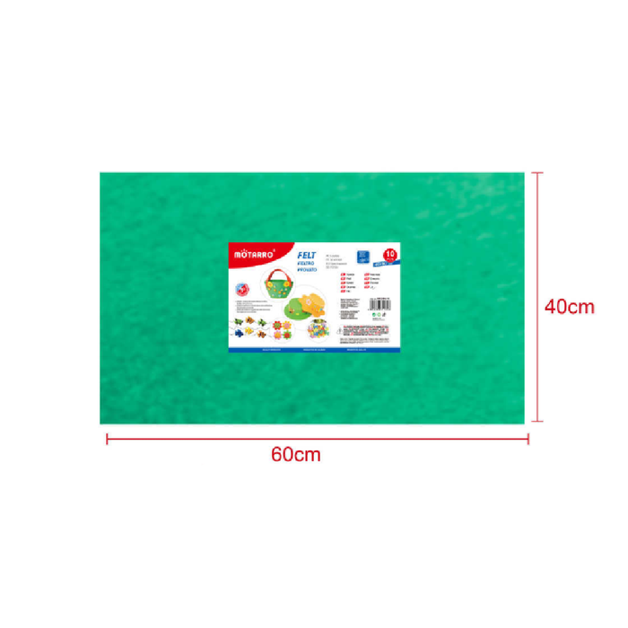 FeltBoard 40 × 60cm × 2 Tiffany Green