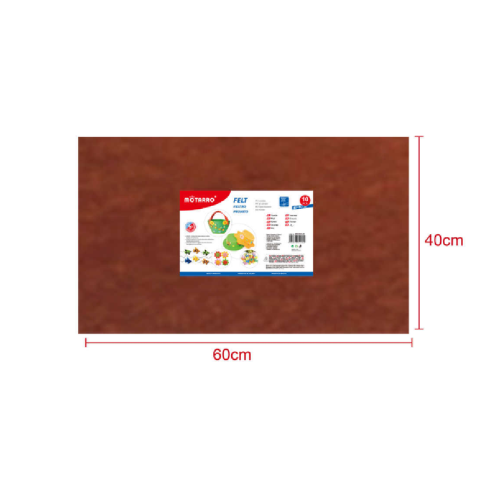 FeltBoard 40 × 60cm × 2 Brown