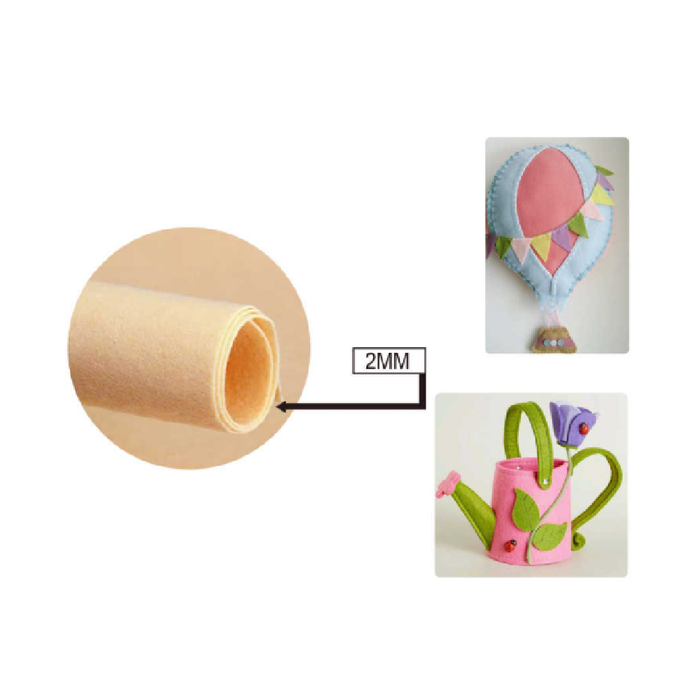 FeltBoard 40 × 60cm × 2 Nude