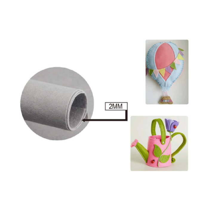 FeltBoard 40 × 60cm × 2 Grey