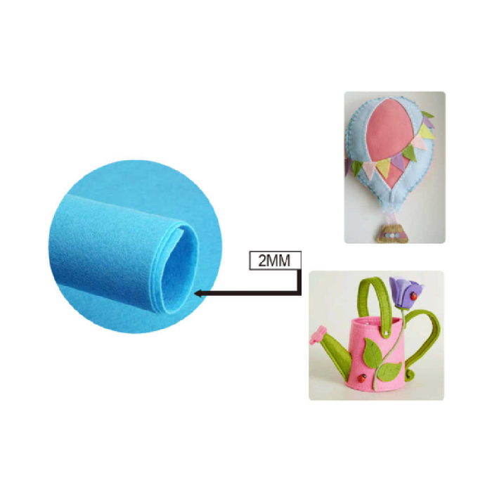 FeltBoard 40 × 60cm × 2 Sky Blue