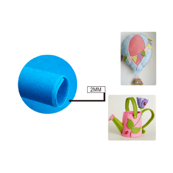 FeltBoard 40 × 60cm × 2 Ocean Blue