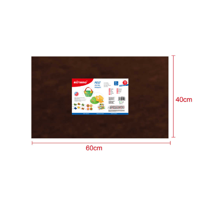 FeltBoard 40 × 60cm × 2Dark Brown