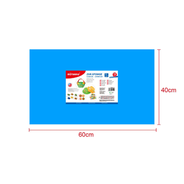 EVA Foam Sheet 40 × 60cm × 2Ocean Blue