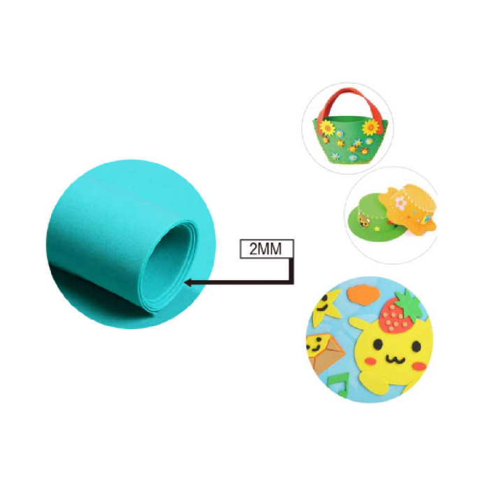 EVA Foam Sheet 40 × 60cm × 2Sky Blue