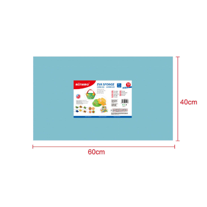 EVA Foam Sheet 40 × 60cm × 2Light Blue