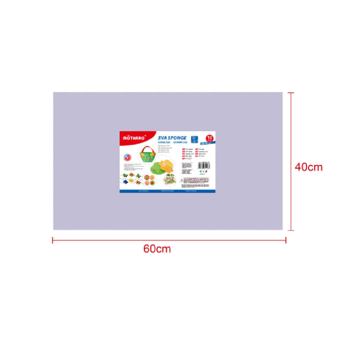 EVA Foam Sheet 40 × 60cm × 2Grey