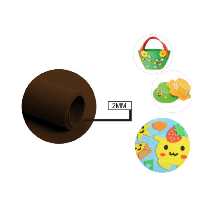 EVA Foam Sheet 40 × 60cm × 2Dark Brown