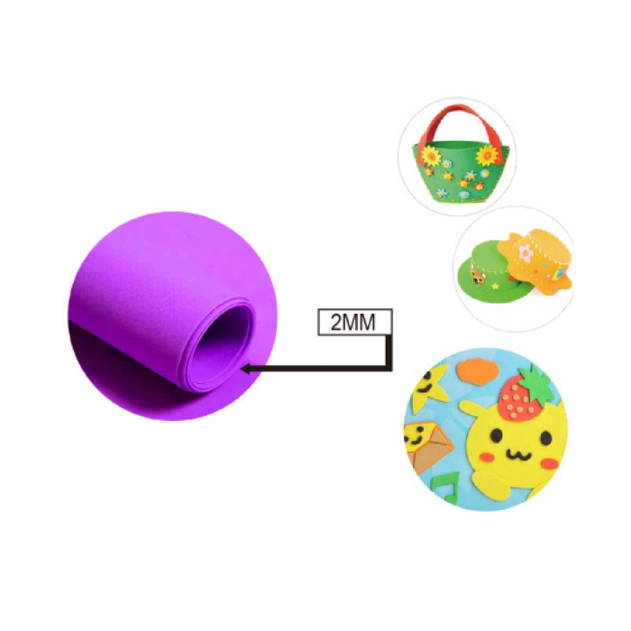 EVA Foam Sheet 40 × 60cm × 2Dark Purple