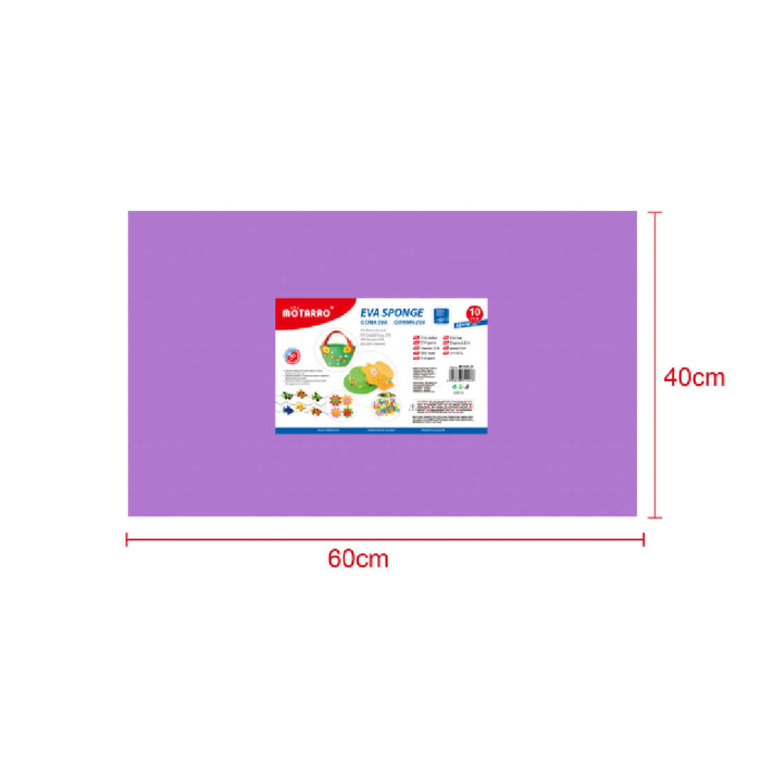 EVA Foam Sheet 40 × 60cm × 2Light Purple