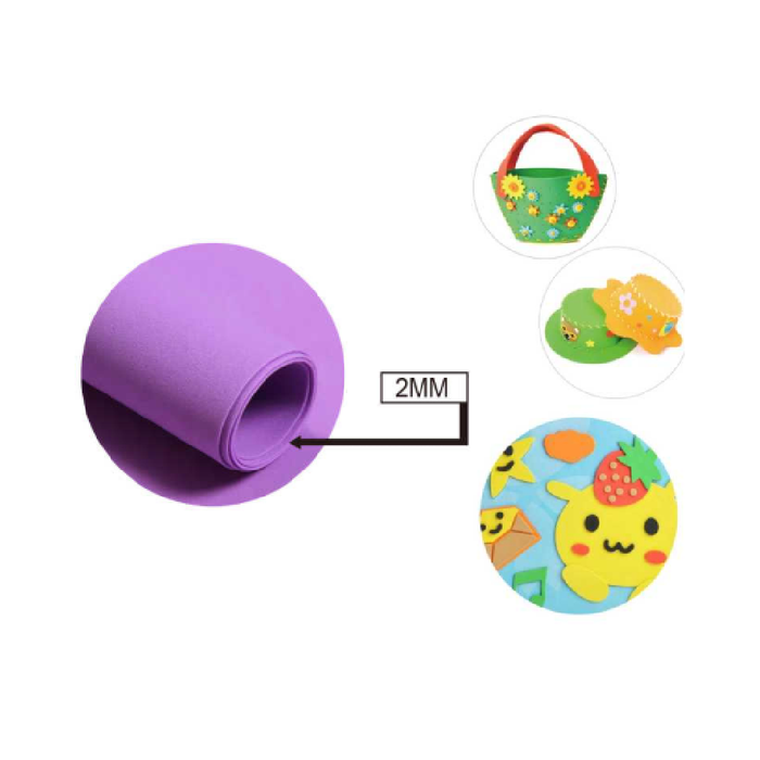 EVA Foam Sheet 40 × 60cm × 2Light Purple