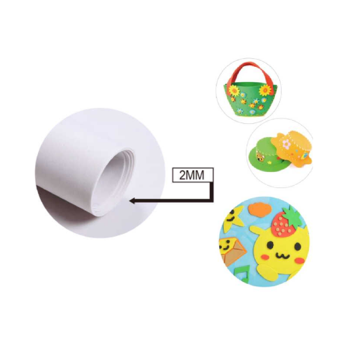 EVA Foam Sheet 40 × 60cm × 2White