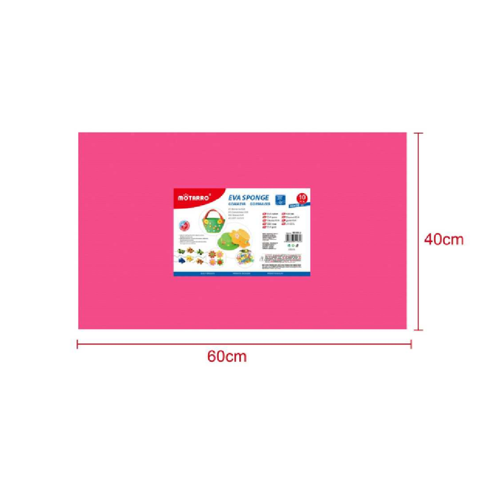 EVA Foam Sheet 40 × 60cm × 2Dark Pink
