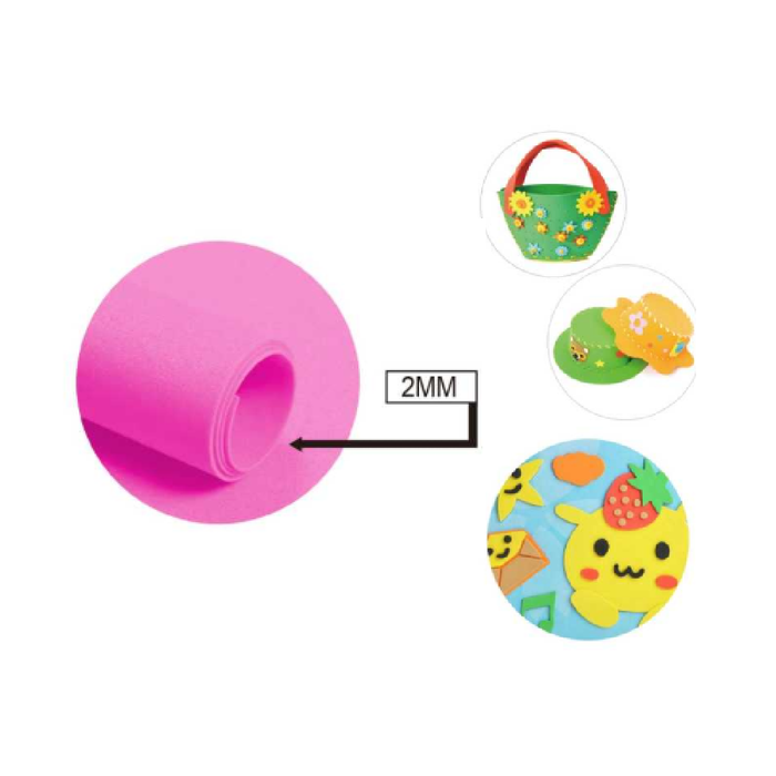 EVA Foam Sheet 40 × 60cm × 2Pink