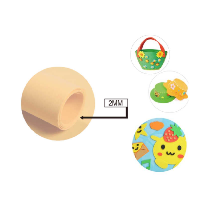 EVA Foam Sheet 40 × 60cm × 2Nude