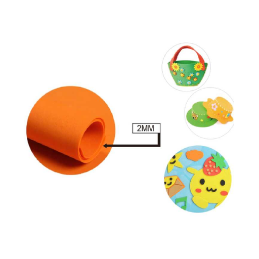 EVA Foam Sheet 40 × 60cm × 2Orange