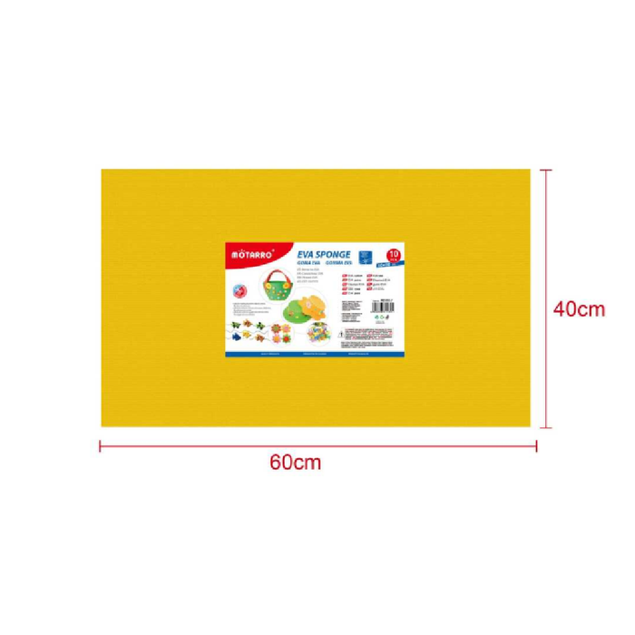 EVA Foam Sheet 40 × 60cm × 2Gold