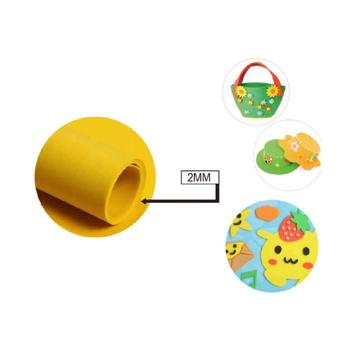 EVA Foam Sheet 40 × 60cm × 2Gold