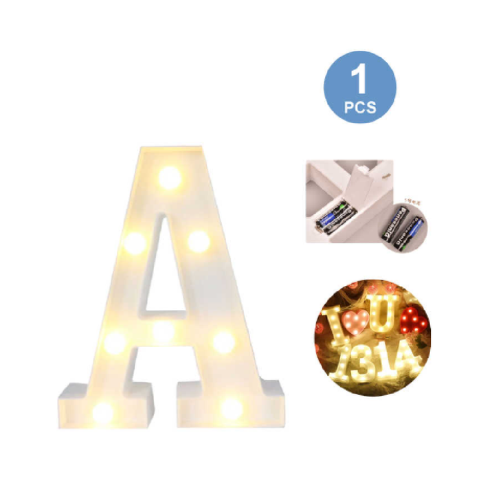 LED Letter Light Sign 'A' 22cm