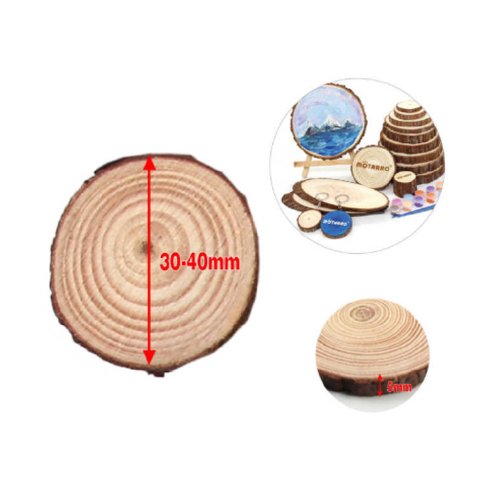 Wood Chips 3-4 × 0.5cm 5pcs