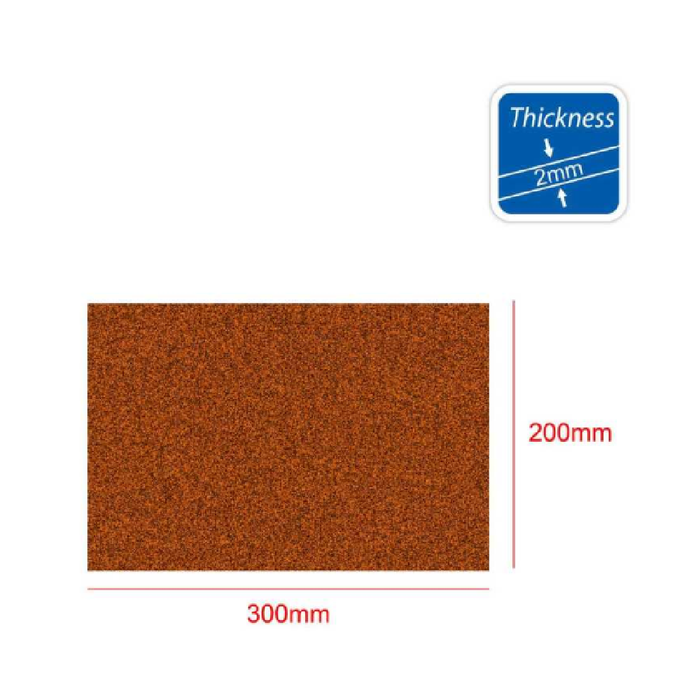 A4 EVA Glitter Foam Paper 210pcsOrange