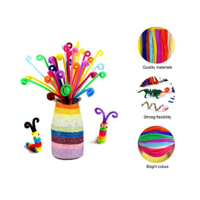 Chenille Stems 6 × 30cm 20pcs Assorted Colors #3