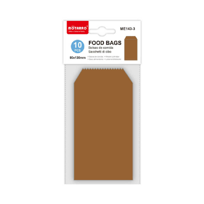 100g Paper Bag 8 × 13cm 10cps Brown