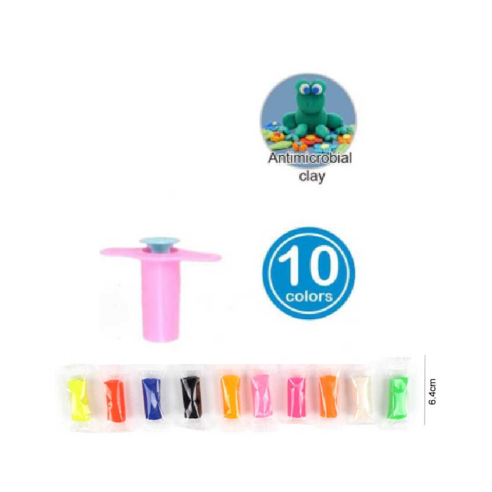 Plasticine Kit Assorted 10 Colors