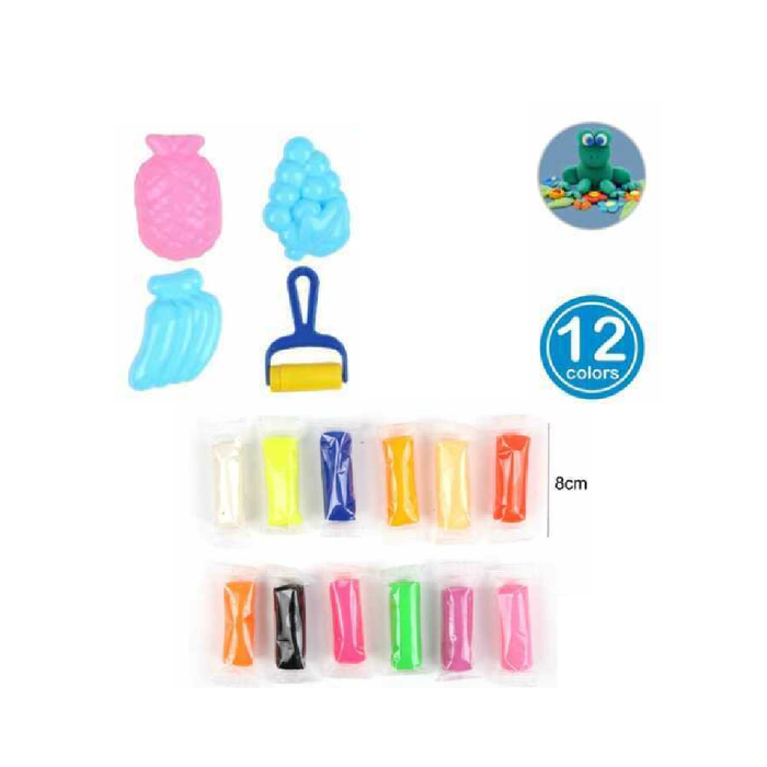 Plasticine Kit Assorted 12 Colors