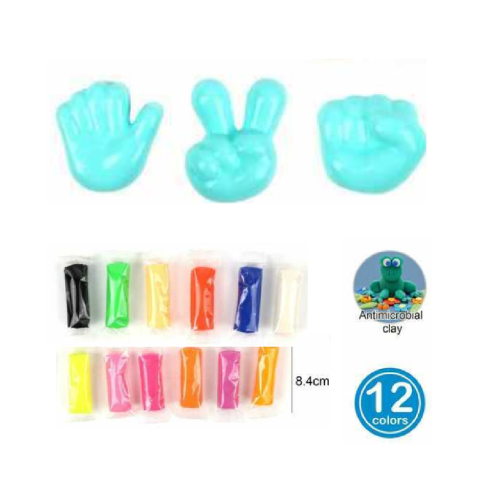 Plasticine Kit Assorted 12 Colors