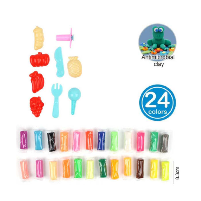 Plasticine Kit Assorted 24 Colors