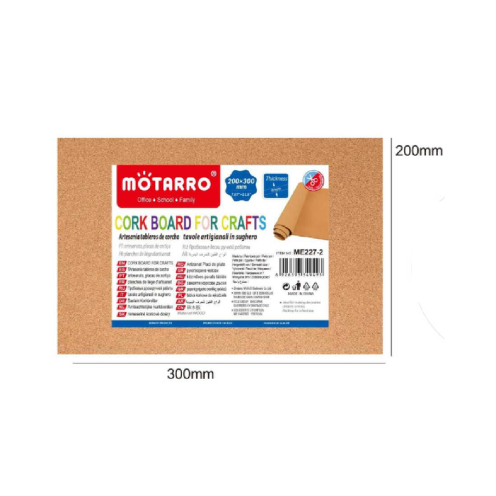 Soft Cork Board 20 × 30cm × 4