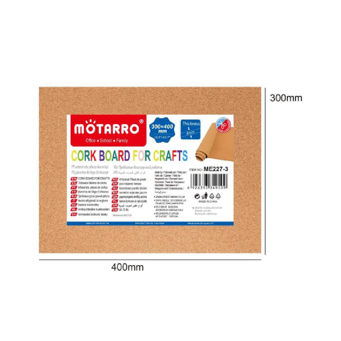 Soft Cork Board 30 × 40cm × 4