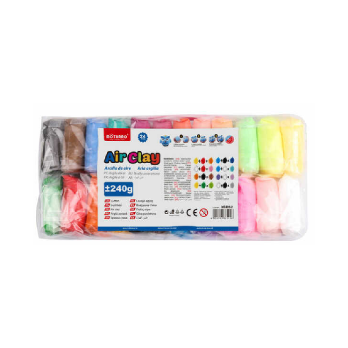 Air Clay 24 Colors Assorted 240g