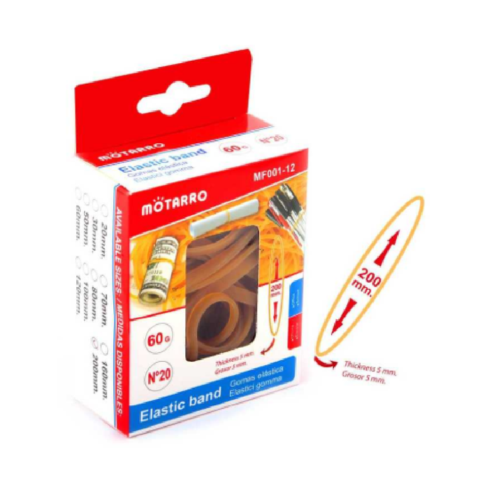 N.20 Rubber Bands 60g