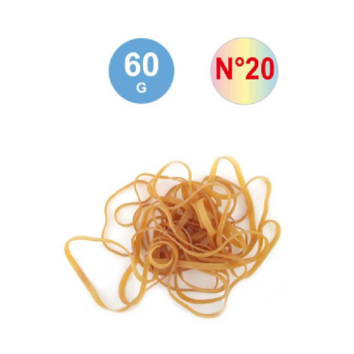 N.20 Rubber Bands 60g