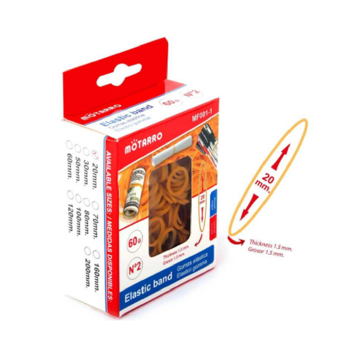 N.2 Rubber Bands 60g